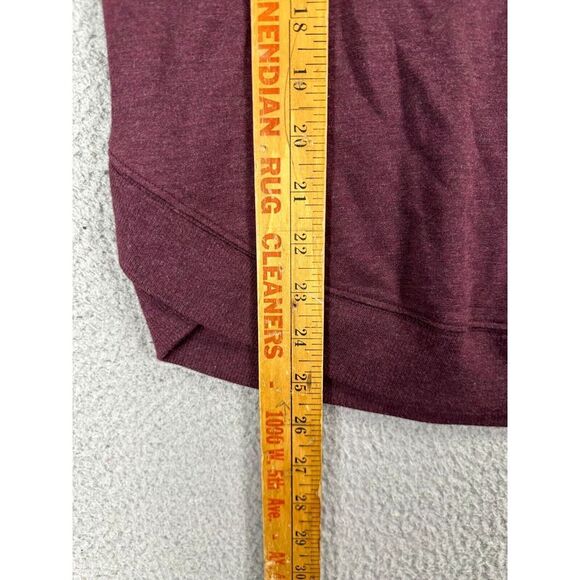 Athleta Crewneck Sweatshirt‎ Womens Small Maroon Athletic Lightweight Pullover - Picture 7 of 8